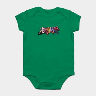 Japanese KANJI Graffiti OUKARANMAN Baby Bodysuit